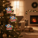 Merry Christmas Snowman Hanging Ornaments
