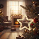 Crystal Beaded Star Decoration