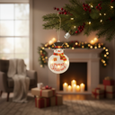 LED Snowman Christmas Ornament
