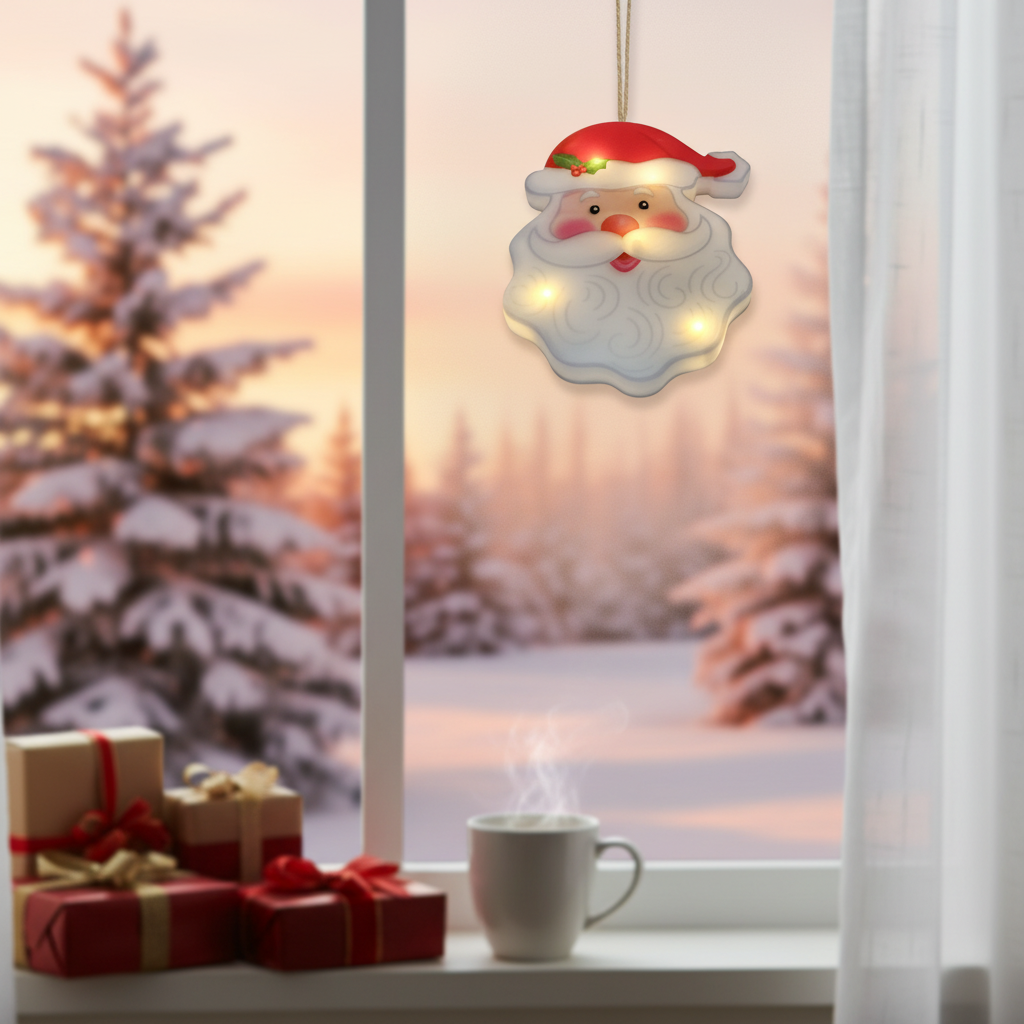 Santa Claus LED Hanging Ornament