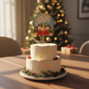 Merry Christmas Cake Topper