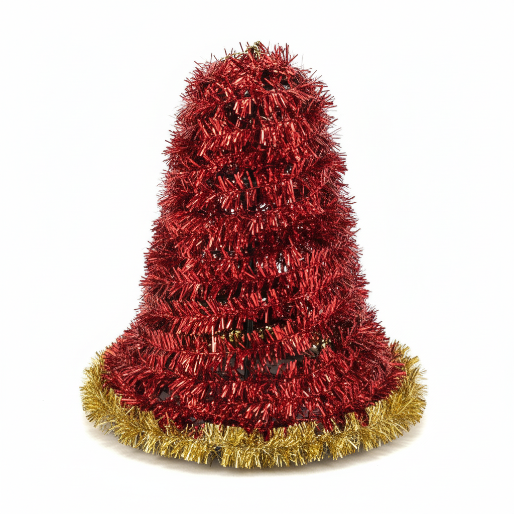 Tinsel Christmas Tree Hat