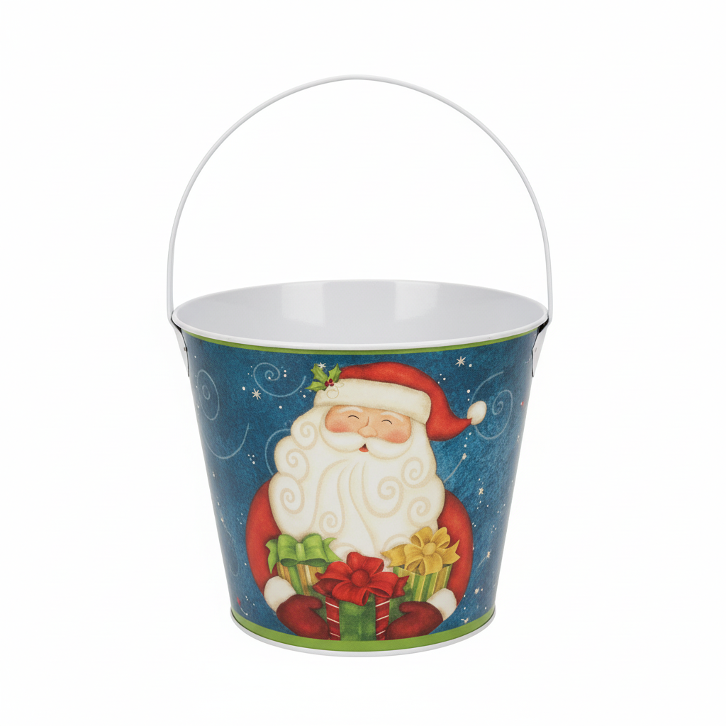 Santa Claus Christmas Bucket