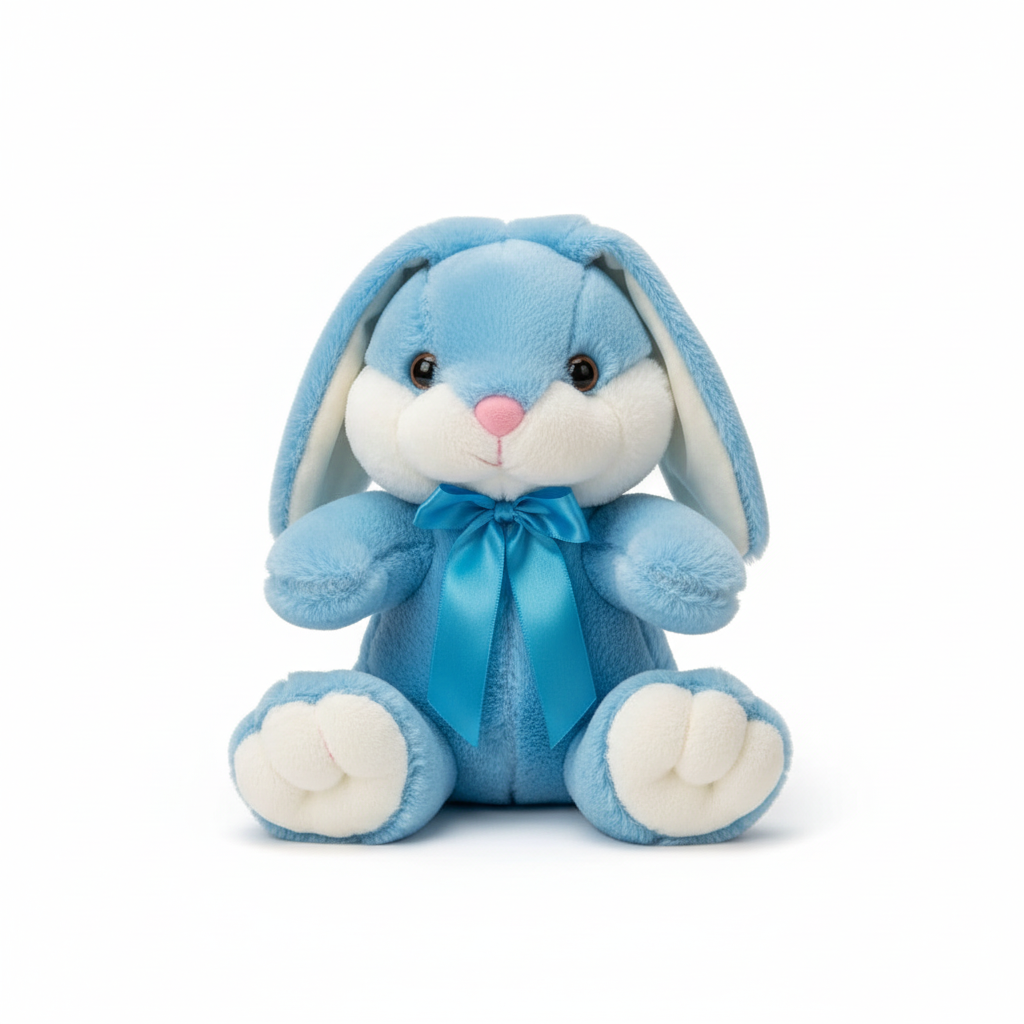 Blue Bunny Plush Toy
