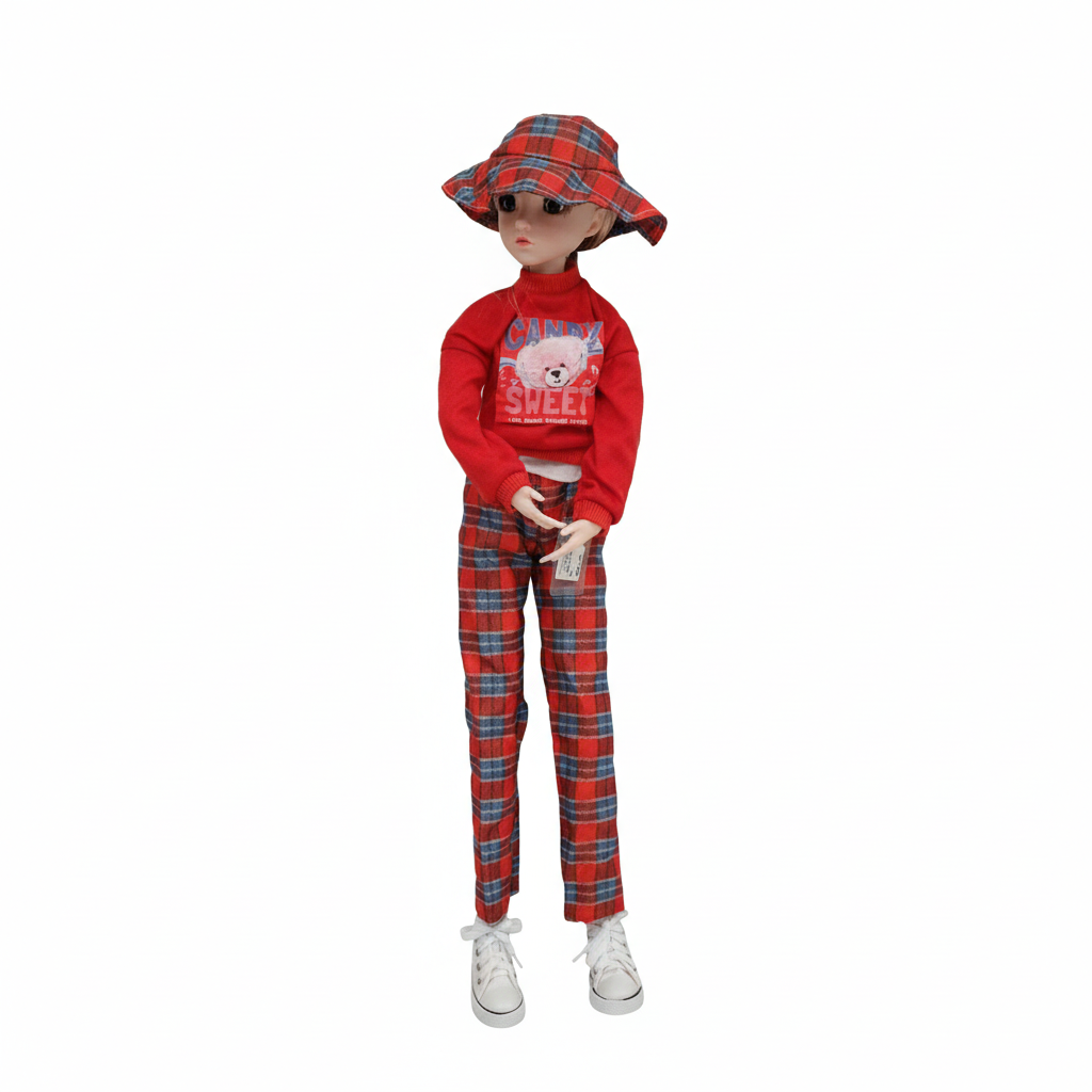 Plaid Outfit Doll
