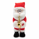 Santa Claus Plush Toy with Saxophone