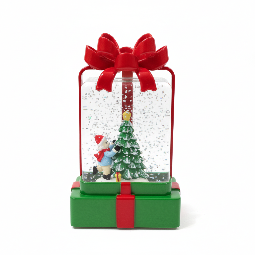 Christmas Bear Snow Globe