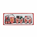 Christmas Train Ornaments Set