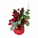 Artificial Christmas Berry and Pine Arrangement