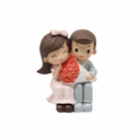 Romantic Couple Figurine with Love Heart