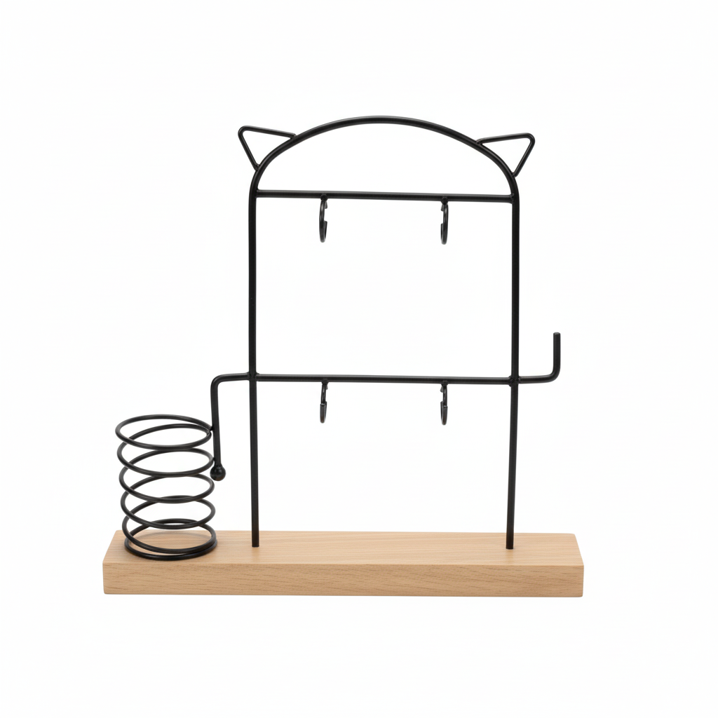 Cat Shaped Desk Organizer