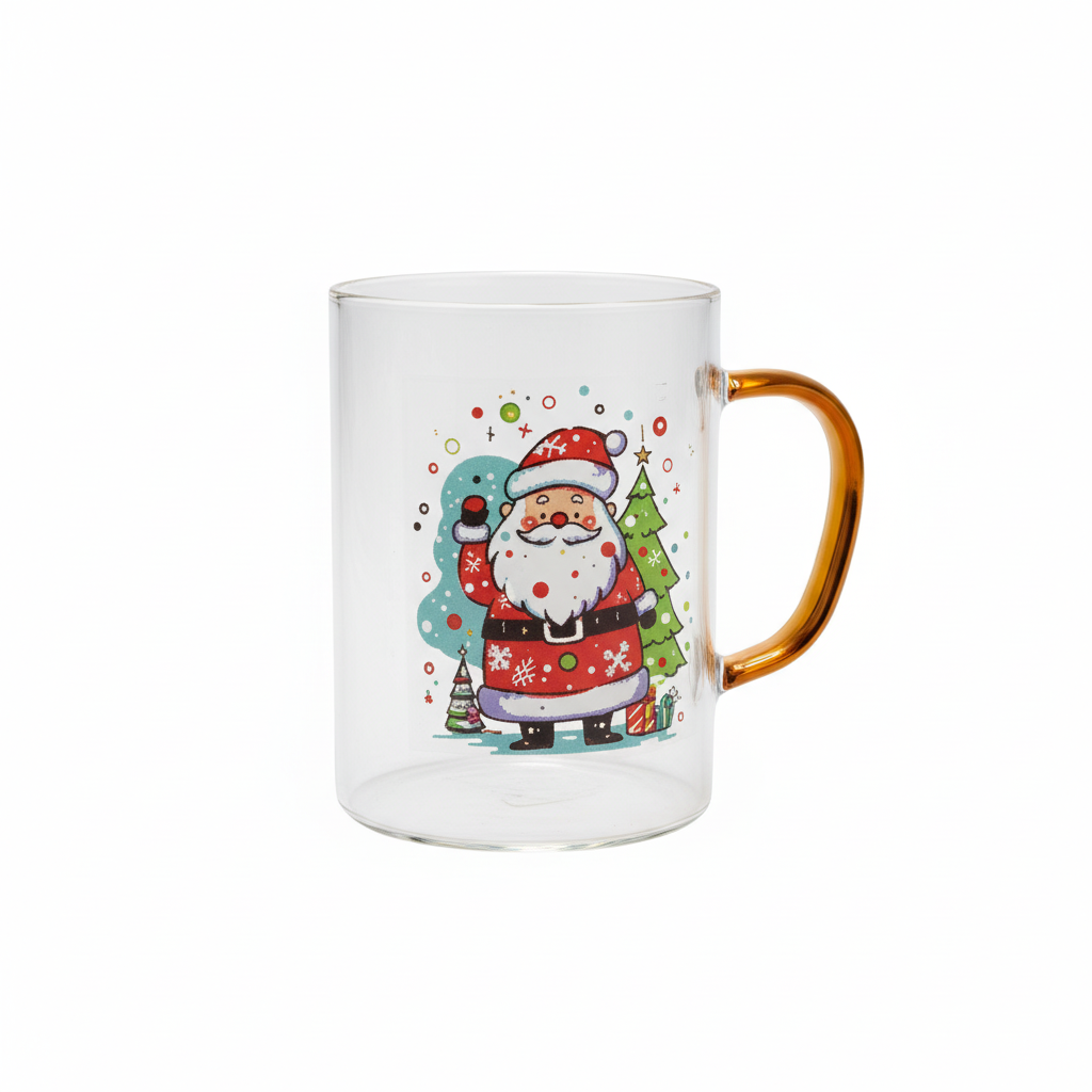 Santa Claus Mug and Keychain Set