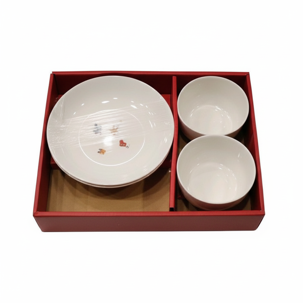 Ceramic Bowl and Plate Set