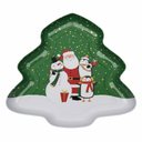 Christmas Tree Shaped Festive Plate