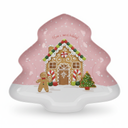 Christmas Tree Shaped Holiday Plate