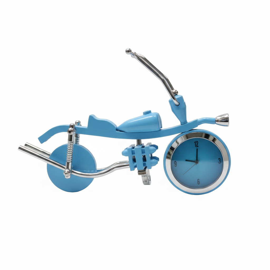 Motorcycle Shaped Table Clock