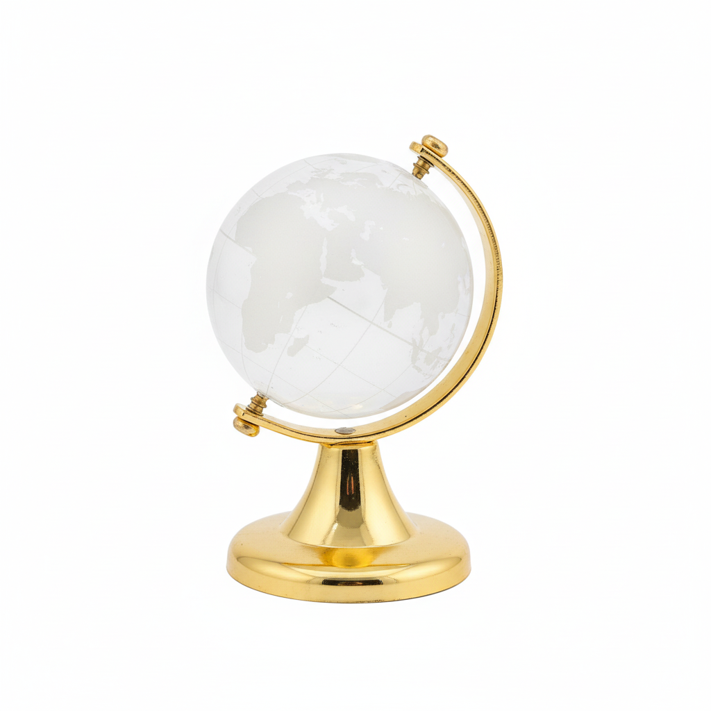 Miniature Crystal Globe
