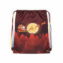 Christmas Santa Drawstring Gift Bag