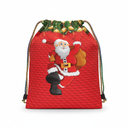 Santa Claus Drawstring Gift Bag