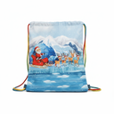 Santa Claus Drawstring Gift Bag