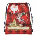 Christmas Santa Drawstring Gift Bag