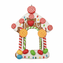 Candy House Photo Frame Ornament