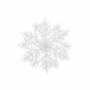 Glitter Snowflake Ornament