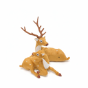 Plush Deer Figurine Set