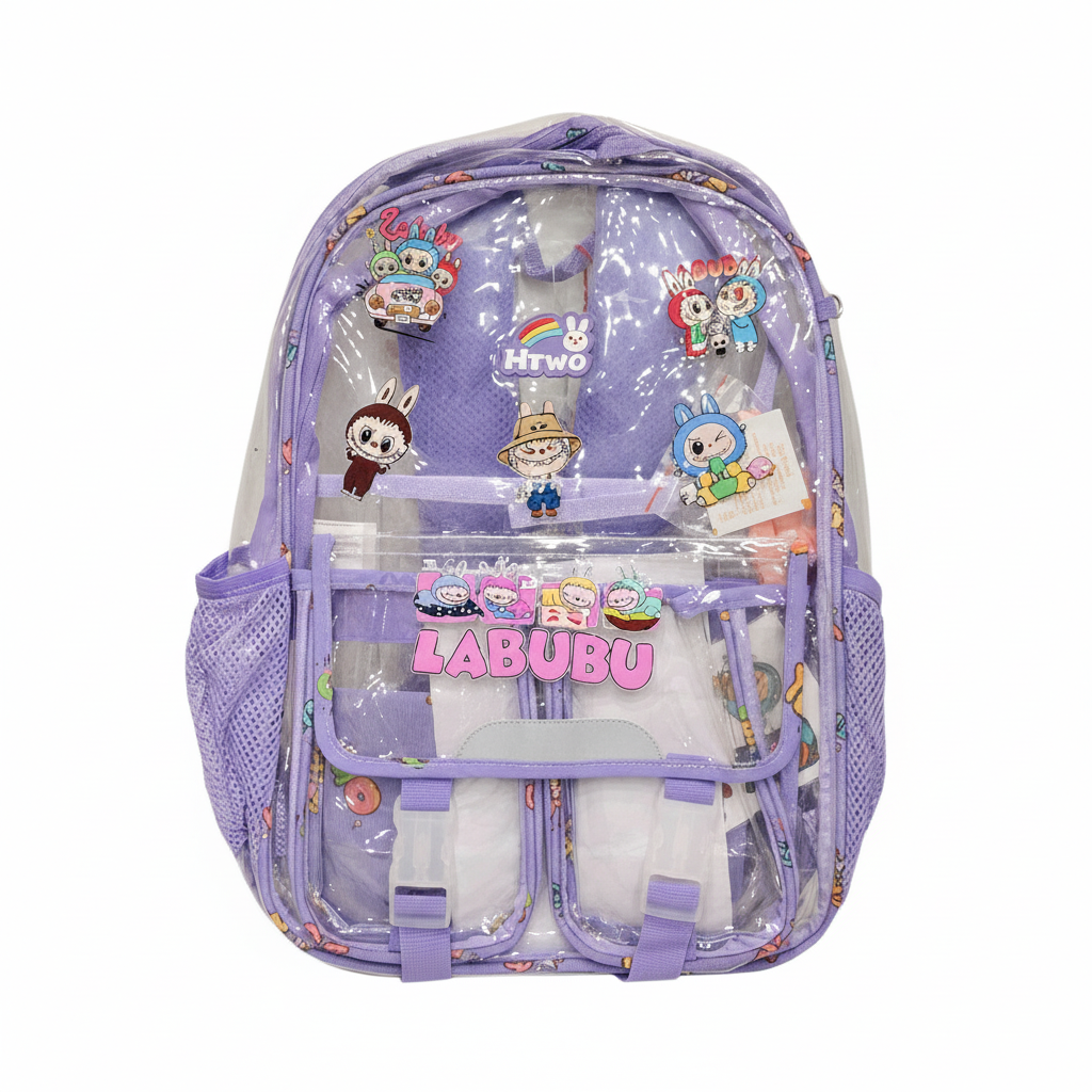 Labubu Cartoon Character Backpack