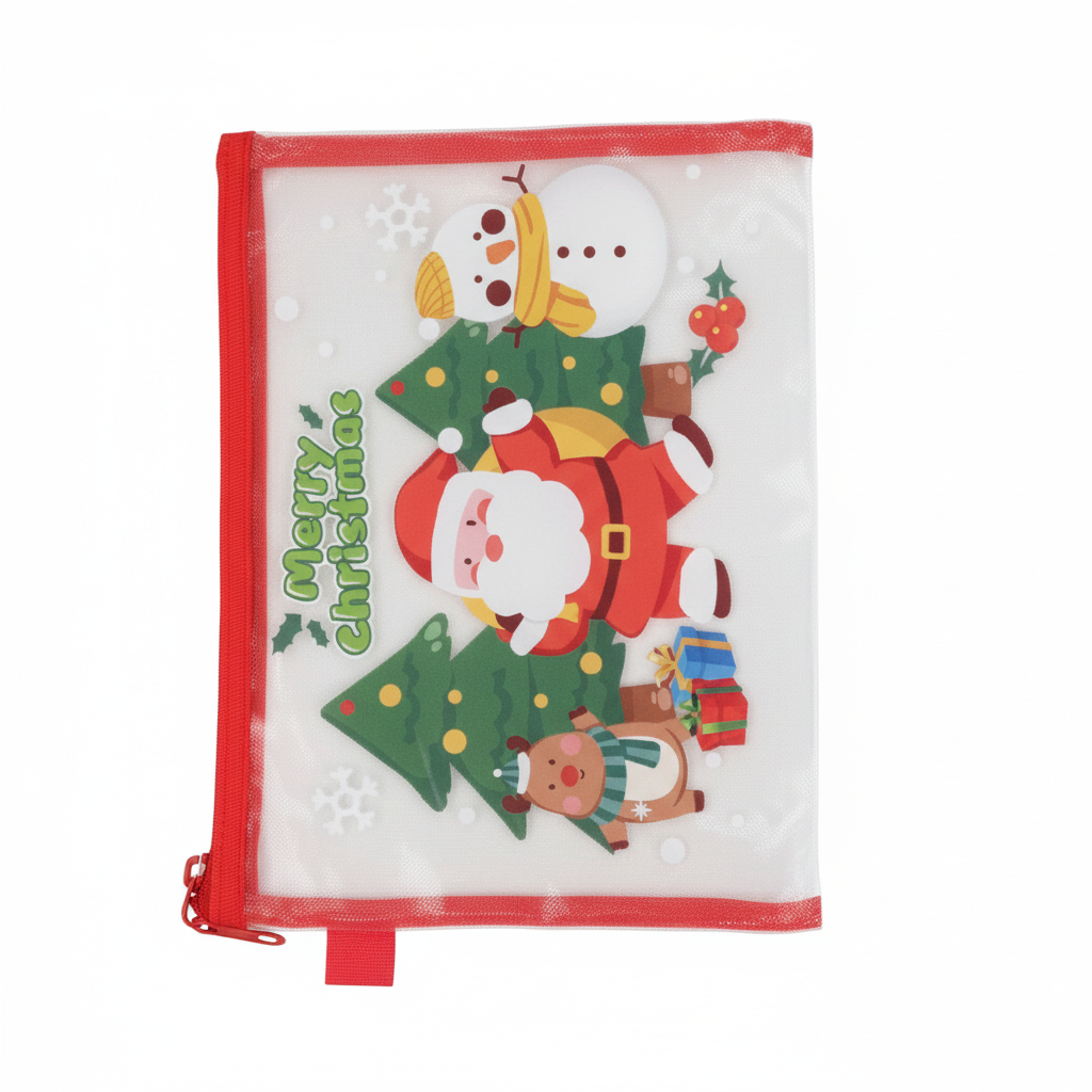 Merry Christmas Zipper Pouch