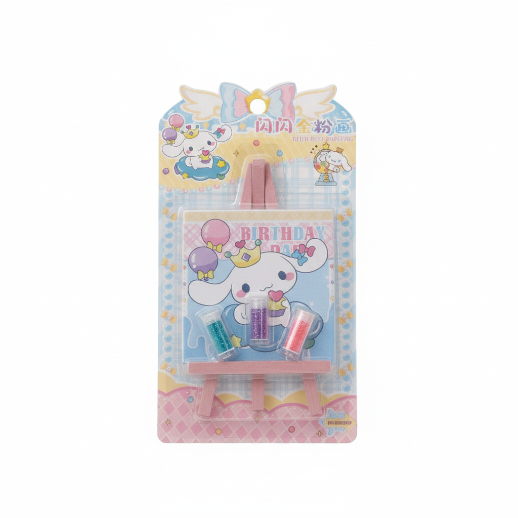 Birthday Day Gold Dust Painting Set