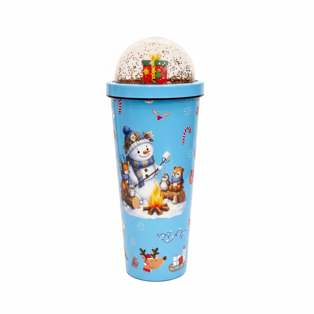 Christmas Snow Globe Tumbler