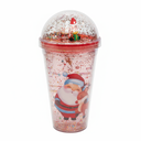 Santa Claus Glitter Tumbler