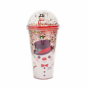 Snowman Glitter Tumbler