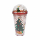 Christmas Tree Glitter Tumbler