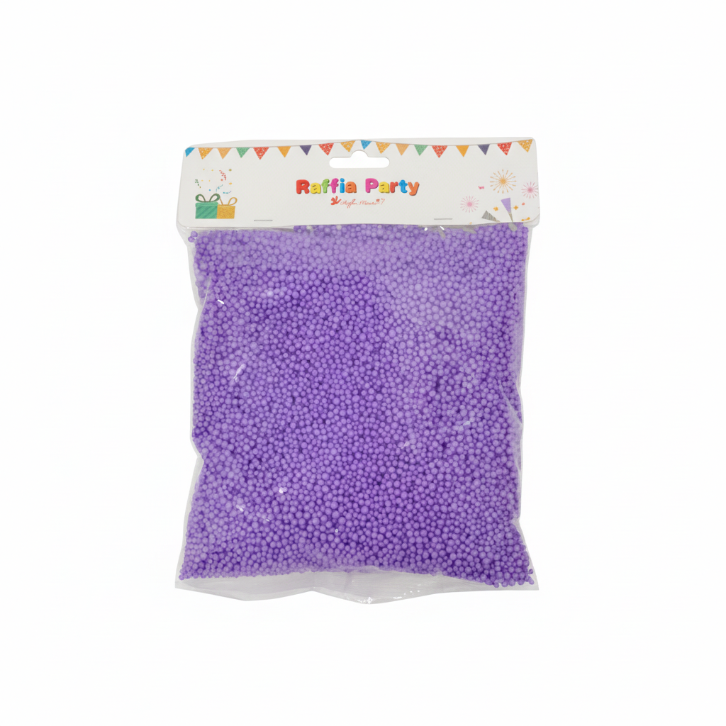 Purple Foam Beads