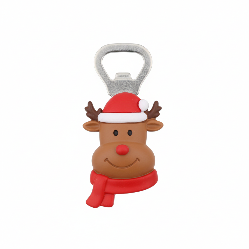 Reindeer Refrigerator Magnet Bottle Opener