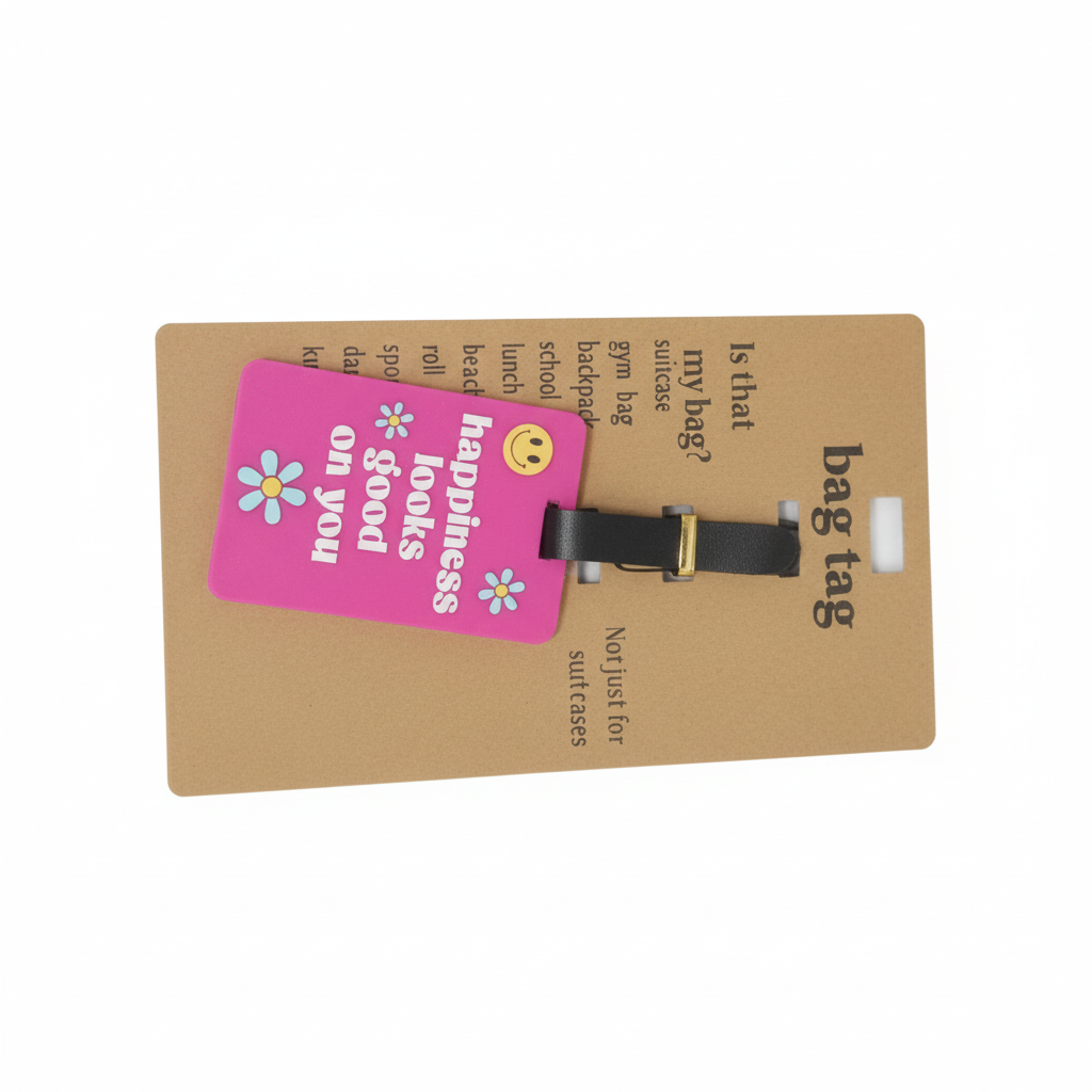 Happiness Looks Good On You Bag Tag
