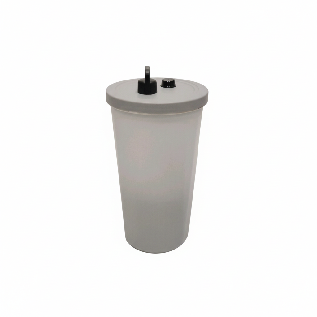 Reusable Plastic Tumbler with Straw Lid