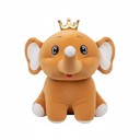 Elephant Plush Toy with Crown