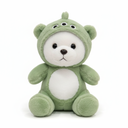 Green Dinosaur Costume Teddy Bear Plush Toy