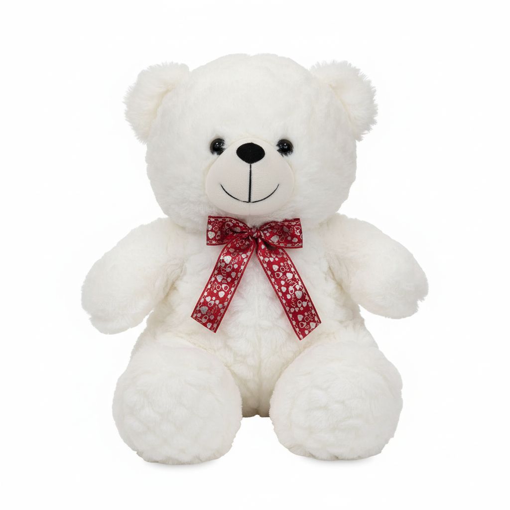 White Teddy Bear Plush Toy