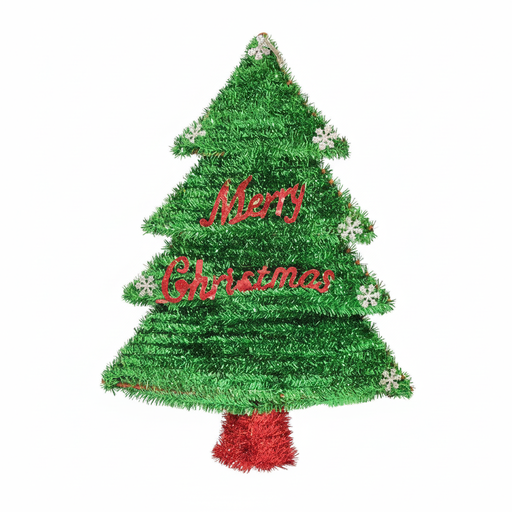 [https://drive.google.com/file/d/1h7XzR0N527MlGv4sn_9_QnpESSQ-D-Pe/view?usp=drivesdk] Merry Christmas Tinsel Tree Decoration