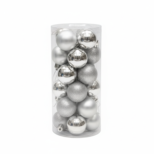 [https://drive.google.com/file/d/1--MZSV28K7d_xPR2poMopUqiKbEjP9ty/view?usp=drivesdk] Silver Christmas Baubles Set