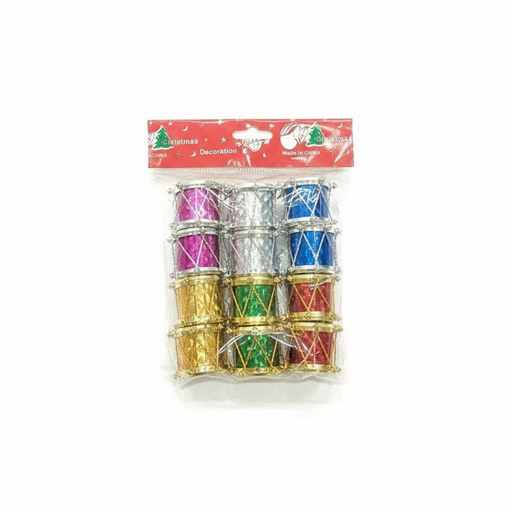 [https://drive.google.com/file/d/1Z_6CK346IvTOARVATyWBFzLsJKCmhLio/view?usp=drivesdk] Mini Drum Christmas Tree Ornaments