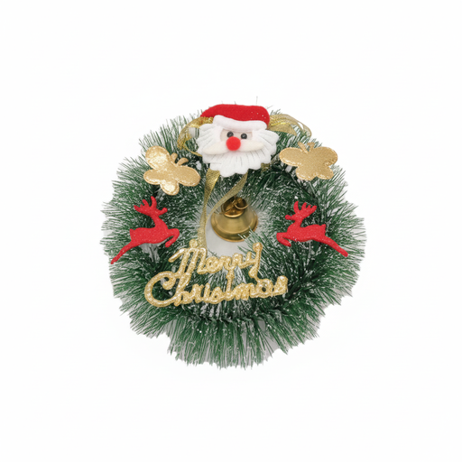 [https://drive.google.com/file/d/1ml5UV9tv2Si6HqzuwI9J_O5b3WCotqNP/view?usp=drivesdk] Santa Christmas Wreath Ornament