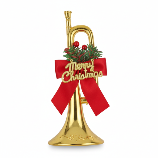 [https://drive.google.com/file/d/1dGpuj2s0KUQ85GWC4-o0fCAWY4xR3at3/view?usp=drivesdk] Merry Christmas Trumpet Ornament