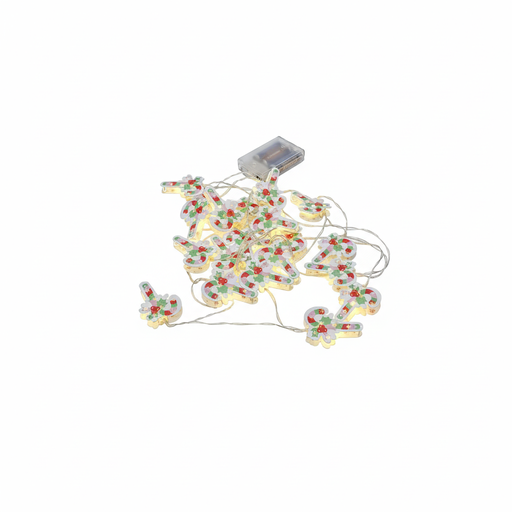 [218] Christmas Candy Cane String Lights