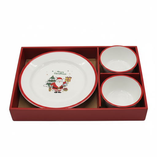 [659] Christmas Ceramic Bowl Set