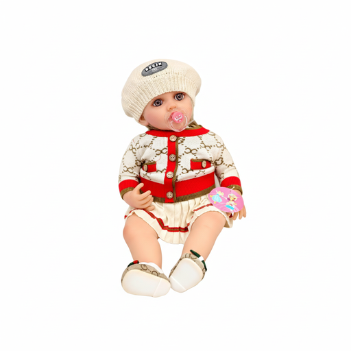[https://drive.google.com/file/d/1EhzvdEsu5A2UwF1OIHeGzYi-1hAmKQdl/view?usp=drivesdk] Fashion Baby Doll with Pacifier